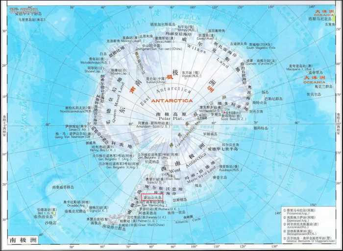 南极洲最大岛屿：亚历山大岛4.9万平方公里，常年与南极大陆相连